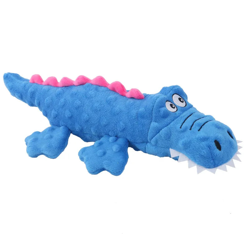 Crocodile Plush Dog Squeaky Toy