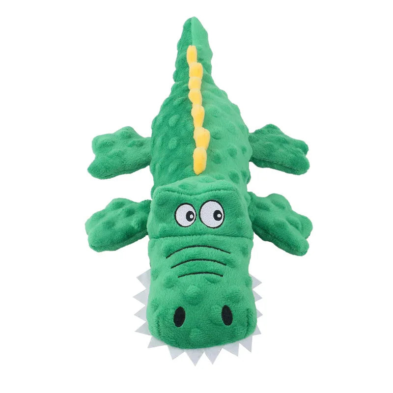 Crocodile Plush Dog Squeaky Toy