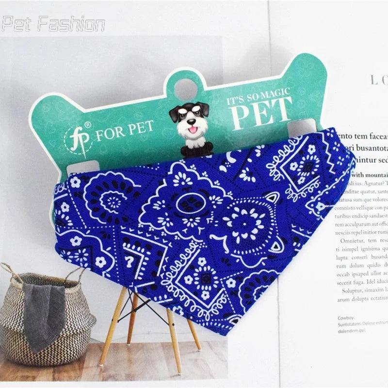 Adjustable Pet Cowboy Bandana/Scarf Collar for Dogs & Cats