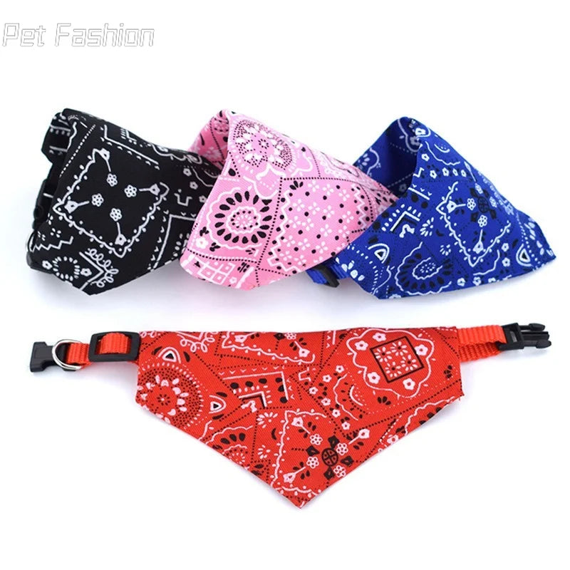 Adjustable Pet Cowboy Bandana/Scarf Collar for Dogs & Cats