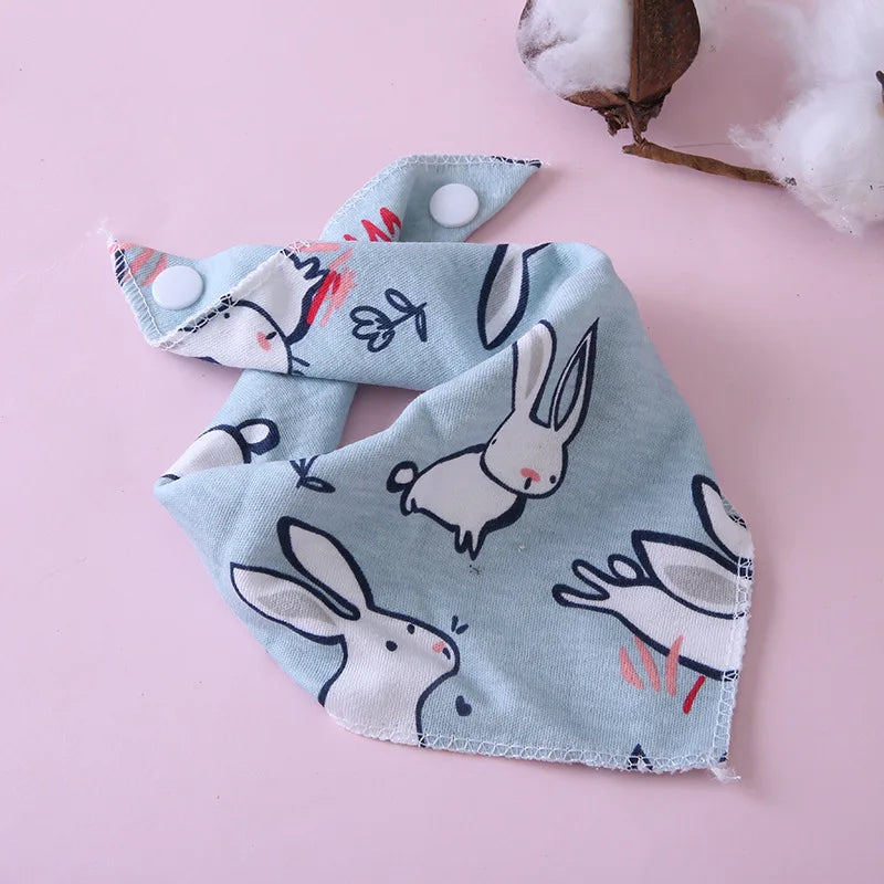 Button-up Dog Bandana / Scarf / Neckerchief (Cotton)