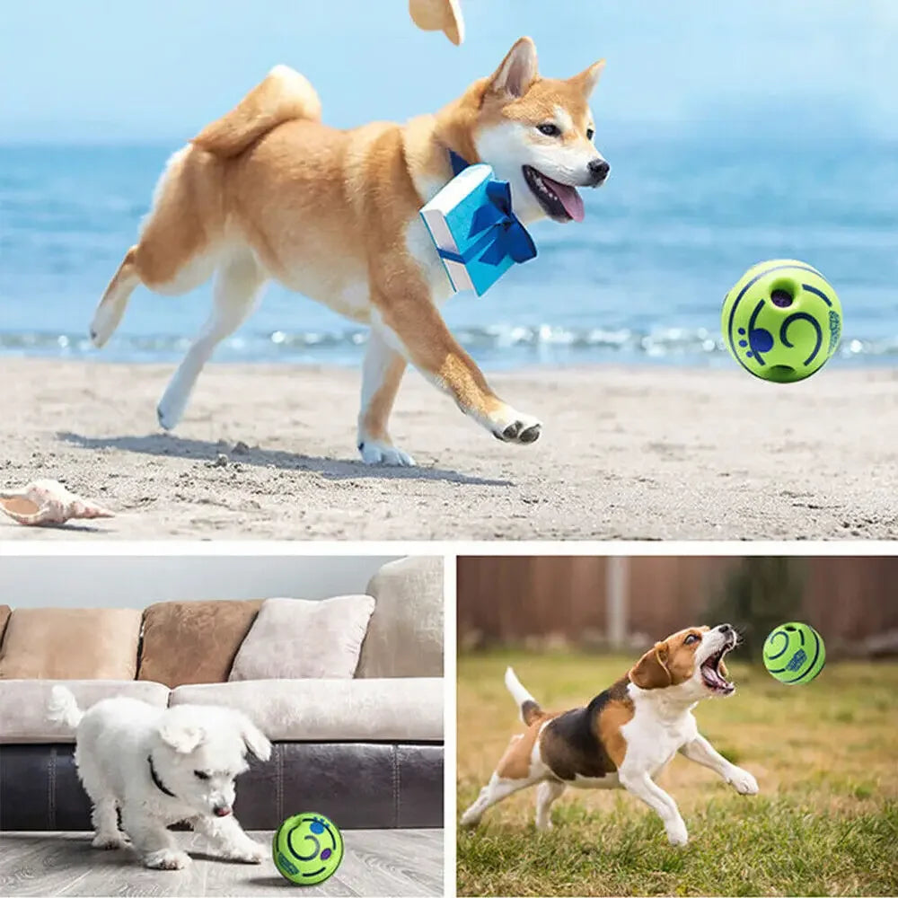 Interactive Dog ball w/ giggling sound