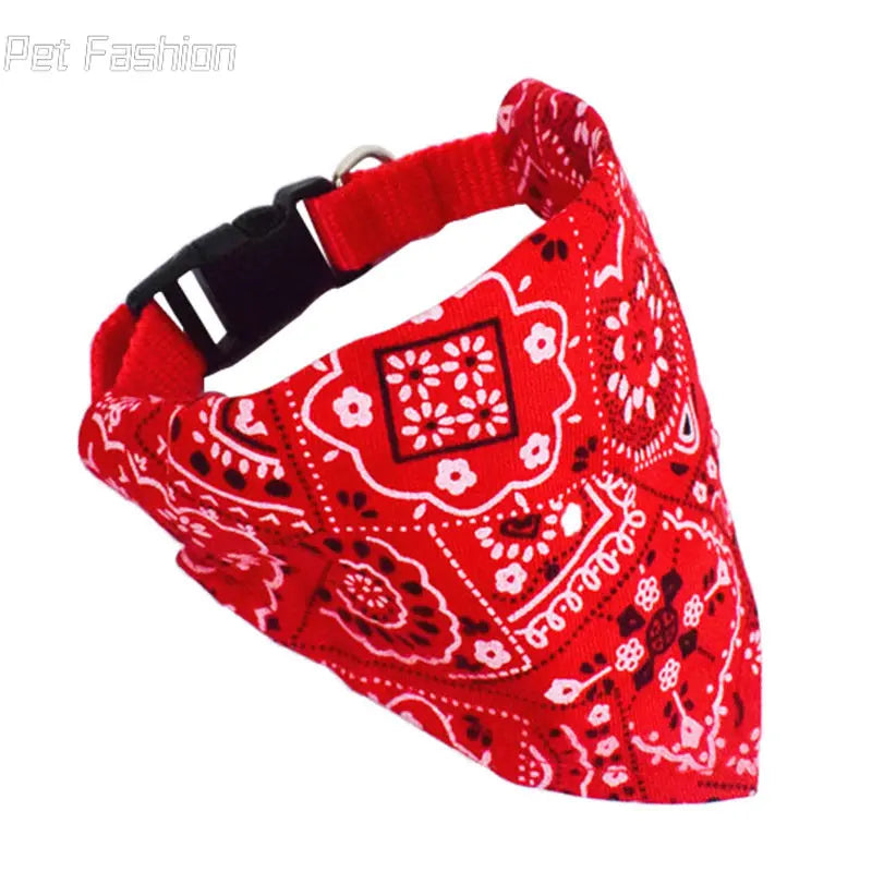 Adjustable Pet Cowboy Bandana/Scarf Collar for Dogs & Cats