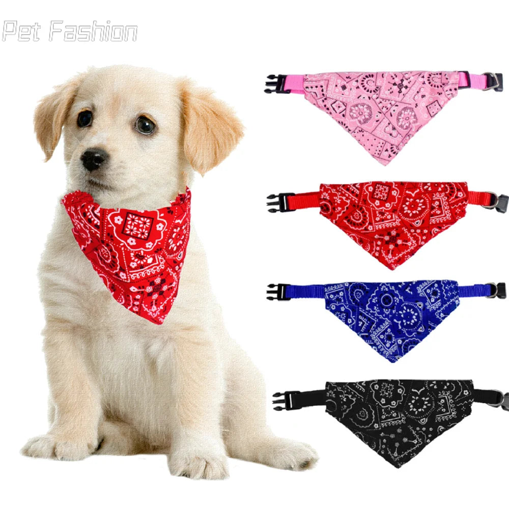 Adjustable Pet Cowboy Bandana/Scarf Collar for Dogs & Cats